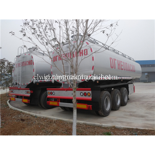 Aluminium Tank Semi Trailer untuk pengangkutan bahan bakar